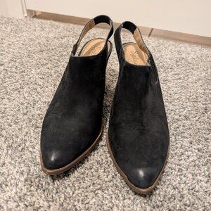 Splendid Suede Slingback Booties